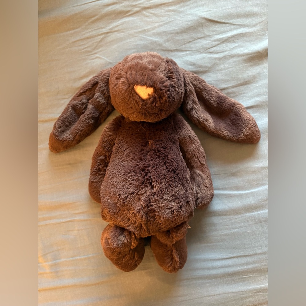 JELLYCAT DARK BROWN BUNNY